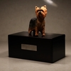 Pet Funeral Box Wooden Pet Urn casket Decorative Pet Memorial Keepsake Cat Dog Ashes Urn Exquisite Pet Bone Ash Case Dog Urn Wooden Dog Urn Small Cinerary Casket Pet Memorial Urn