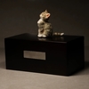 Pet Cremation Urns Cat Coffin Pet Urn Coffin Dog cat Urns for Ashes Small Funeral Coffin Small Urns for Ashes Pet Casket Pet Cinerary Decorative Urns Wooden Manual Ring Box Small Bone