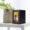 Pet Urns for Dog or Cat Personalized Photo Frame and Tree of Life Ashes Wooden Pet Ashes Casket for Cat or Dog Memory Box （Large）