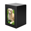 Pet Urns for Dog or Cat Personalized Photo Frame and Tree of Life Ashes Wooden Pet Ashes Casket for Cat or Dog Memory Box （Large）